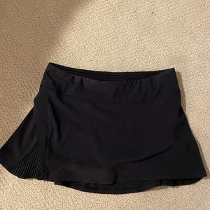 Black lululemon tennis skort